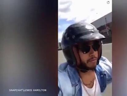 Lewis Hamilton, investigado por grabarse mientras conducía