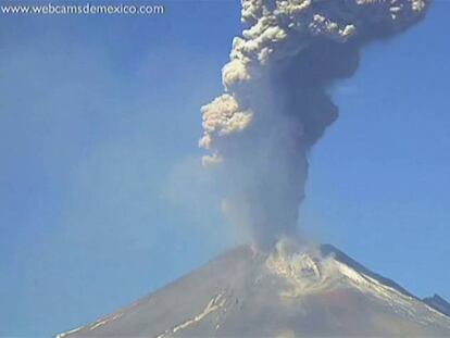 El volcán mexicano ha vuelto a entrar en actividad.