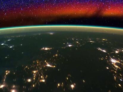 Fotografía tomada por la Estación Espacial Internacional.