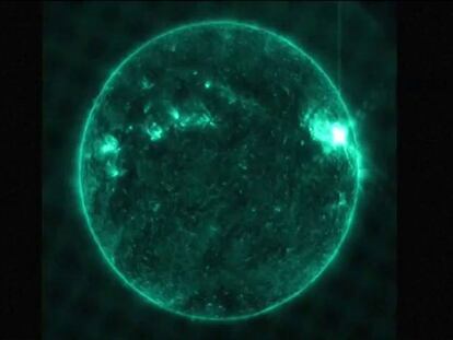 La NASA capta una erupción solar en 4K