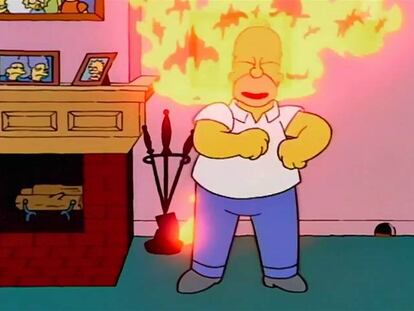 Los Simpson transmiten en vivo