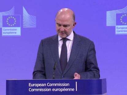 El comisario europeo de Asuntos Económicos, Pierre Moscovici.