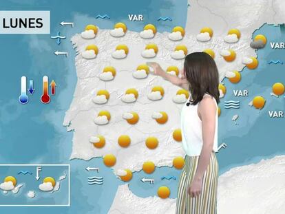 Lunes con nubes y claros y temperaturas que suben