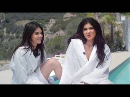 A la playa con Kendall y Kylie Jenner