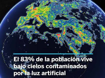 La mayoría de los humanos apenas puede ver las estrellas