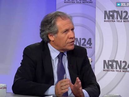 "Con Maduro, la gente no come. Con referendo revocatorio quizá haya solución": Almagro