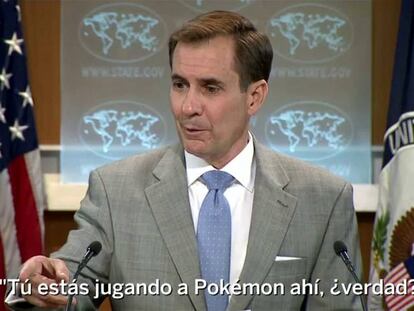 Pokémon Go llega a las ruedas de prensa estadounidenses