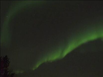 Auroras boreales en Finlandia