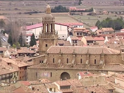 Vista del casco histórico de Rubielos de Mora.
