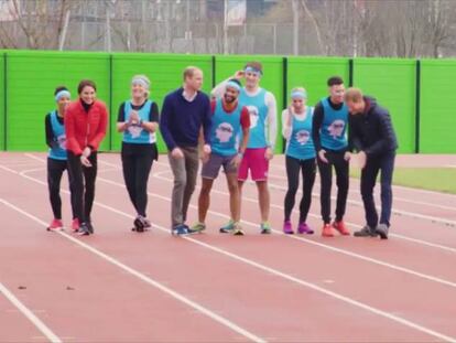 Guillermo, Kate y Enrique, tres príncipes a la carrera