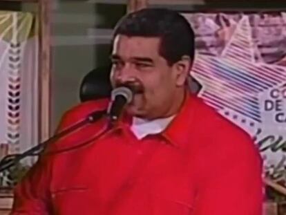 El presidente venezolano, Nicolás Maduro, este viernes.
