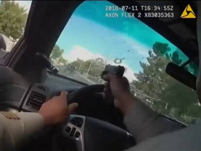 El tiroteo a bordo de un coche contra dos sospechosos de asesinato