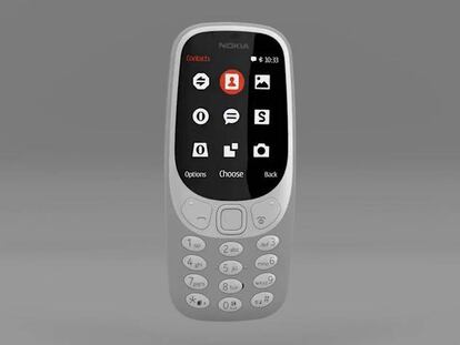 El antiguo Nokia 3310, renovado.