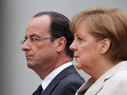 Merkel y Hollande tratan de mostrar una imagen de unidad frente a Atenas