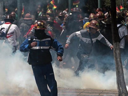 Muere una persona en una marcha minera contra el Gobierno boliviano