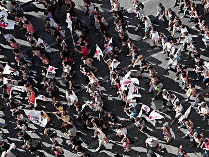 Una huelga general contra la austeridad paraliza Grecia