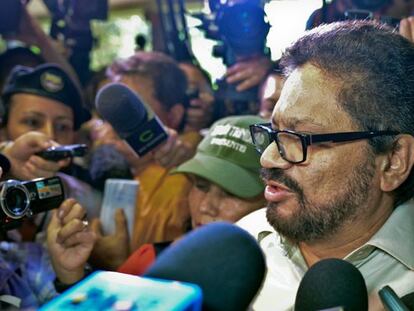 El jefe de los negociadores de las FARC Iván Márquez, en La Habana. Foto: Adalberto Roque (AFP) / Vïdeo: ATLAS
