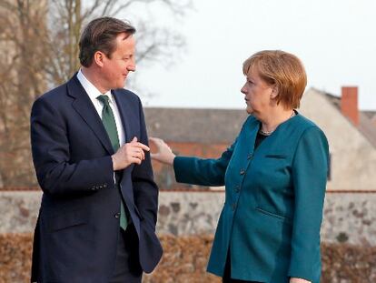 Cameron viaja a Alemania para limar asperezas con Merkel sobre la UE