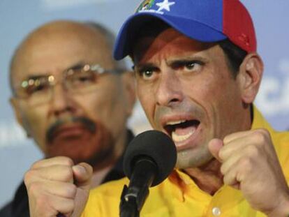 Capriles pide que se suspenda la proclamación de Maduro