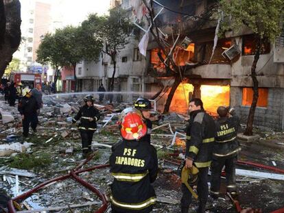 Diez muertos y diez desaparecidos por una explosión de gas en Argentina