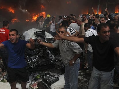 Veinte muertos por una explosión ante unas oficinas de Hezbolá en Beirut