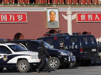 China califica de “ataque terrorista”
el incidente en Tiananmen