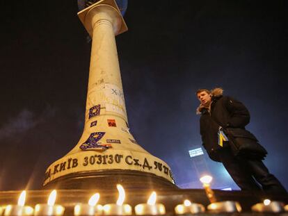 Velas en recuerdo de las víctimas en Volgogrado.