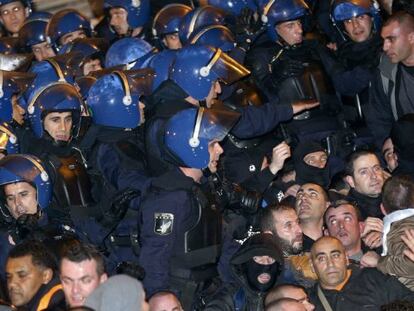 Policías contra policías en Portugal