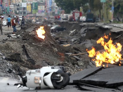 Devastadora explosión en una ciudad de Taiwan / Foto: AFP | Vídeo: Atlas