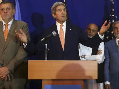 Declaraciones de Kerry y los candidatos afganos / Foto y vídeo de Reuters