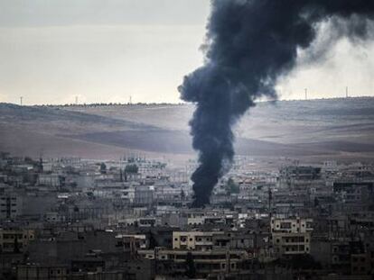 Bombardeos estadounidenses en Kobane