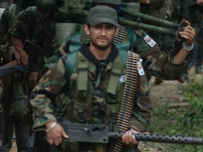 Membros das FARC na Colômbia.