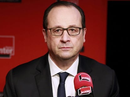 Hollande en la entrevista a France Inter.