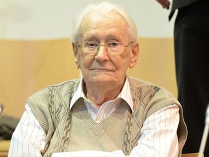 Oskar Gröning, de 93 años, al inicio del juicio.