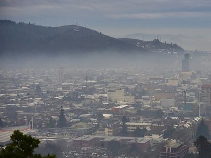 Temuco, una de las más afectadas por la contaminación.