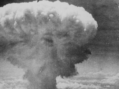Explosión de Nagasaki, tres días después de Hiroshima.
