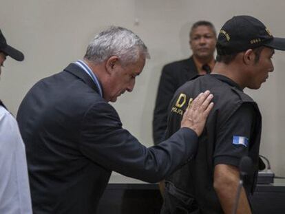 Un juez ordena prisión preventiva para el expresidente Otto Pérez Molina