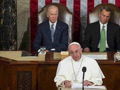 El Papa Francisco ante el Congreso de EEUU