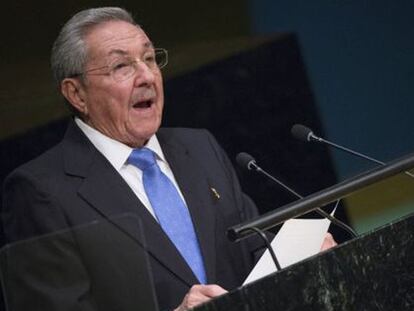 Raúl Castro reclama en la ONU un fin del embargo sin condiciones