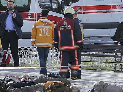 Atentado terrorista en Estambul.
