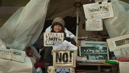 Video: Concepción Martín during her protest in front of the White House (Spanish captions).