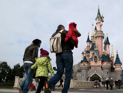 El parque de atracciones Eurodisney, en París.