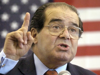 O juiz Antonin Scalia.