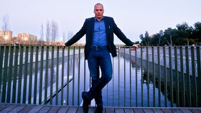 Yanis Varoufakis, este sábado en Madrid.