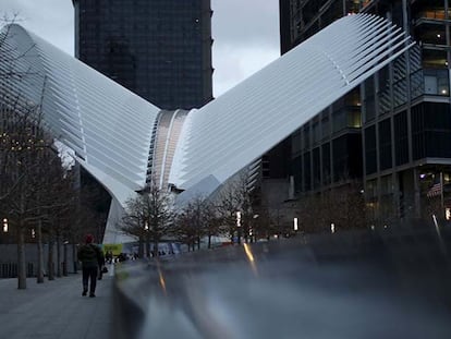 Exterior del Oculus de Santiago Calatrava en Nueva York