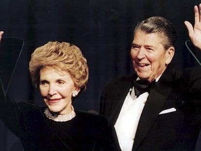 Nancy e Ronald Reagan, em uma imagem de 1994.