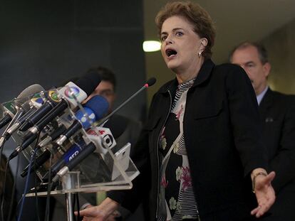 Rousseff, este viernes en Brasilia.