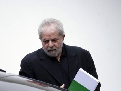 El expresidente Lula, el pasado miércoles en Brasília.