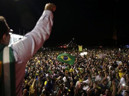 Concentración en Brasilia.