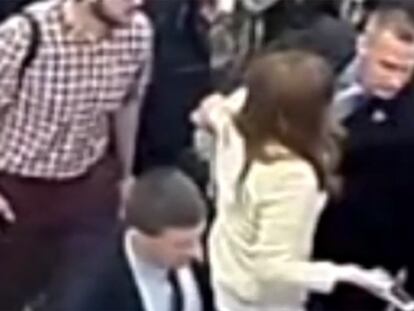 Fotograma del momento de la supuesta agresión